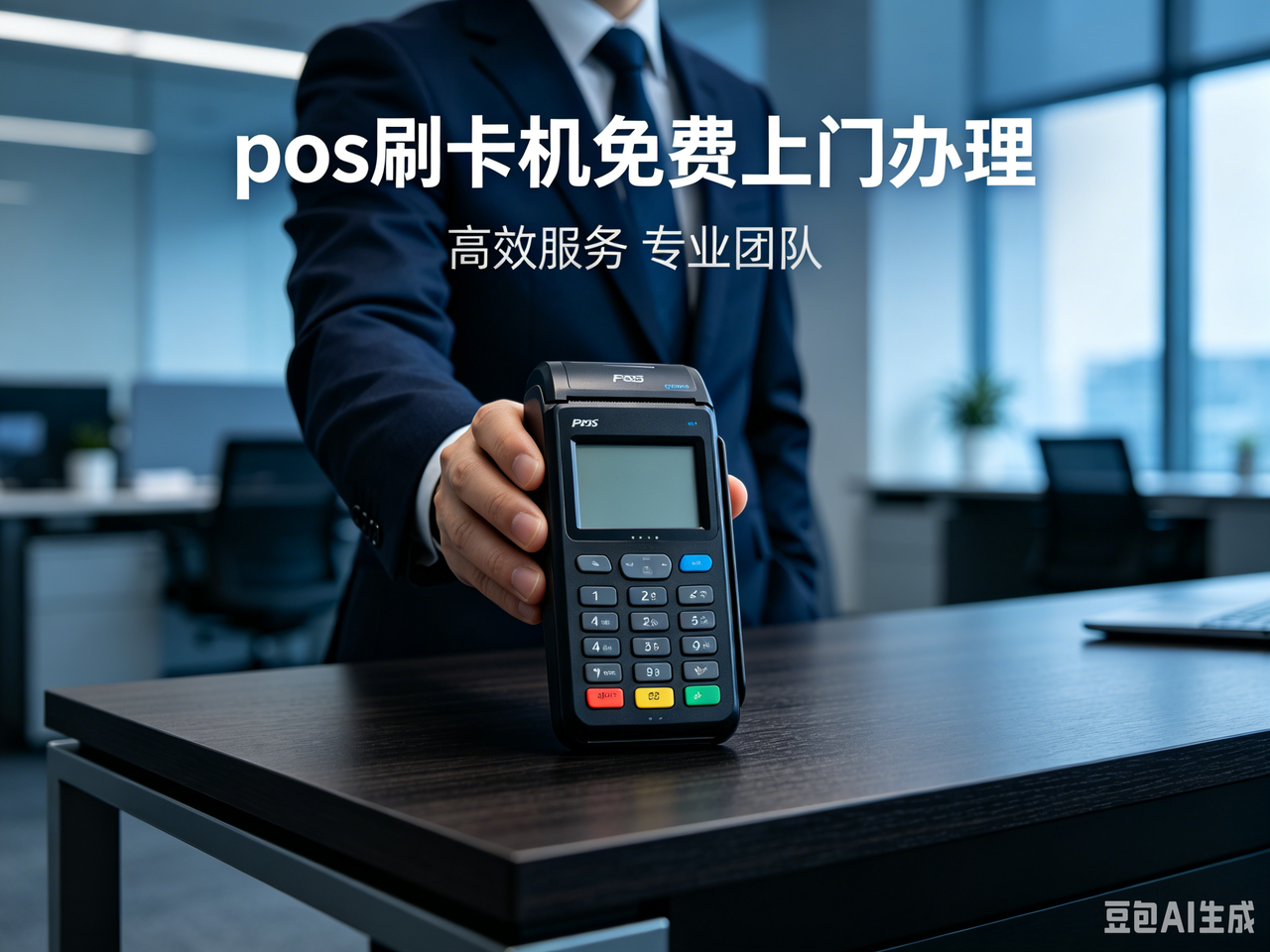 个人刷卡 pos 刷卡机免费上门办理，官方授权大额刷卡无年费选购指南